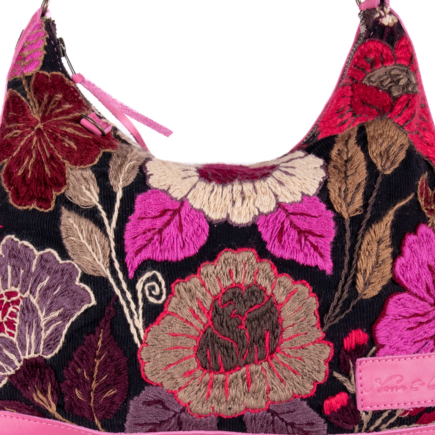 SMALL PENELOPE BAG - H&S EMBROIDERED FLORAL - JAZZY - NO. 200697