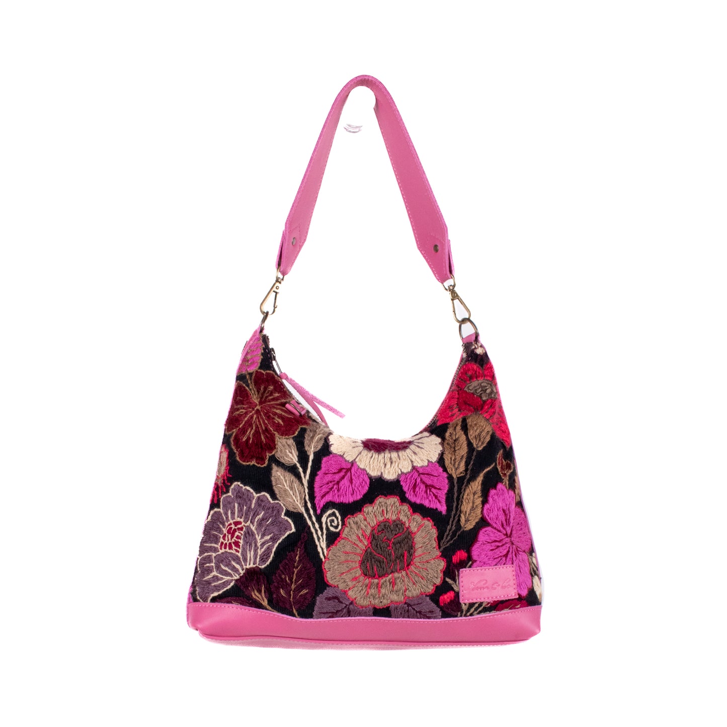 SMALL PENELOPE BAG - H&S EMBROIDERED FLORAL - JAZZY - NO. 200697