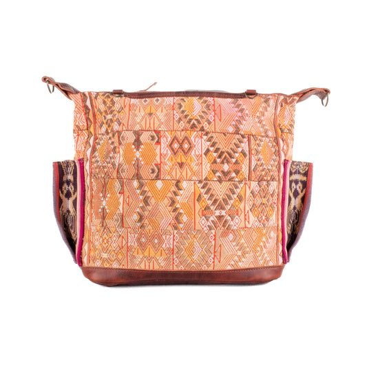 BEATRIZ MCDB + DIAMANTE STRAP - OOAK HUIPIL - COPPER - NO. 200700