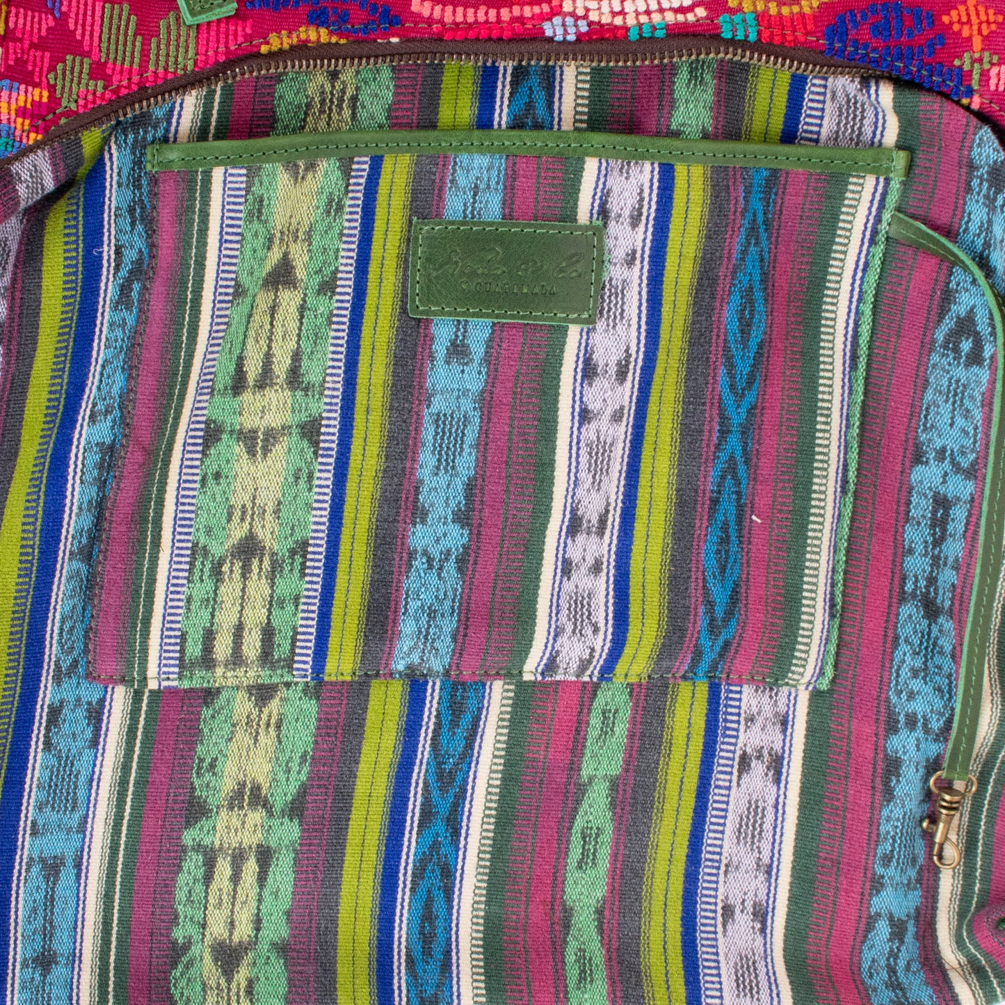 PENELOPE BAG - OOAK HUIPIL - EMERALD - NO. 200728