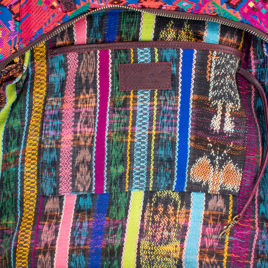 PENELOPE BAG - OOAK HUIPIL - VINO TINTO - NO. 200730
