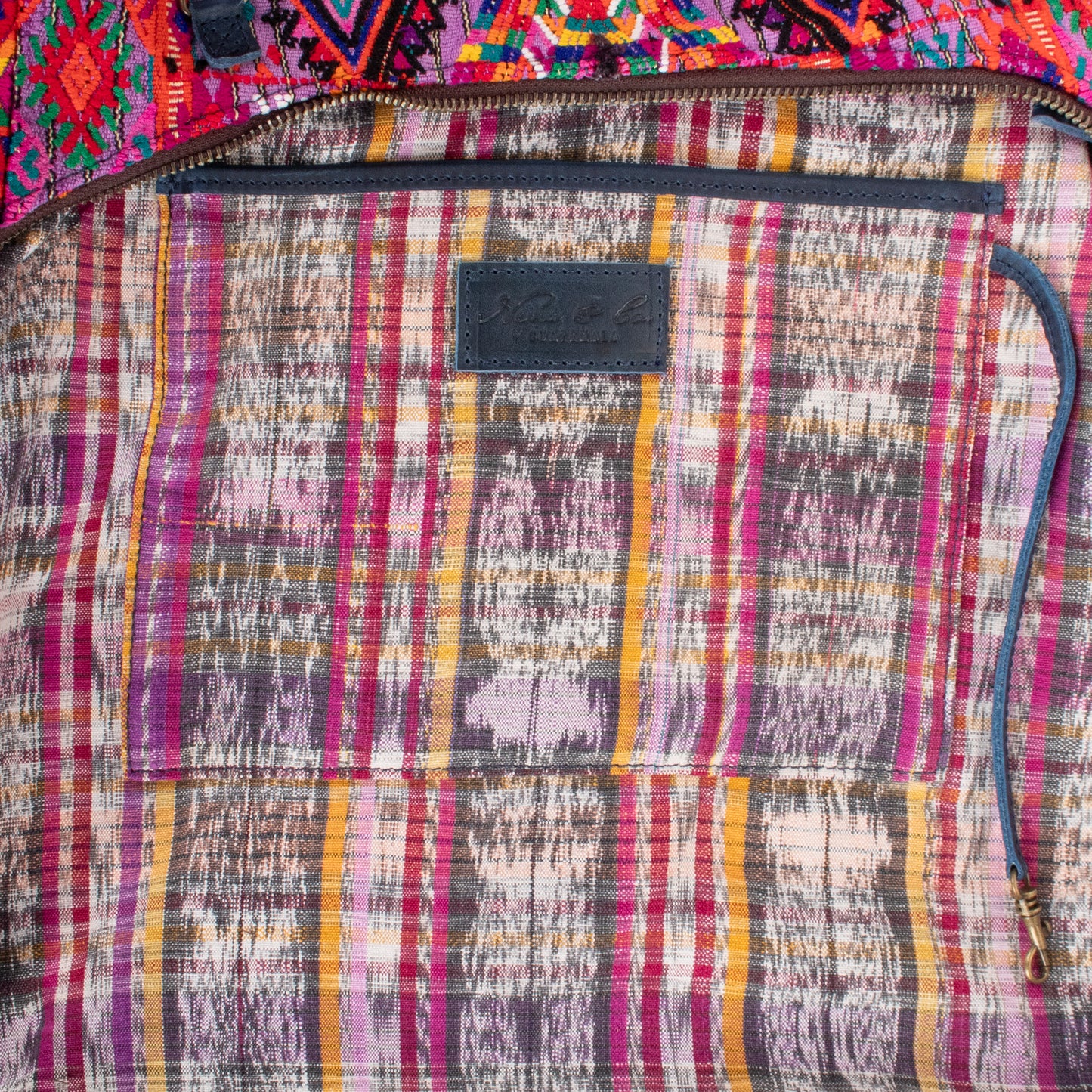 PENELOPE BAG - OOAK HUIPIL - NAVY - NO. 200731