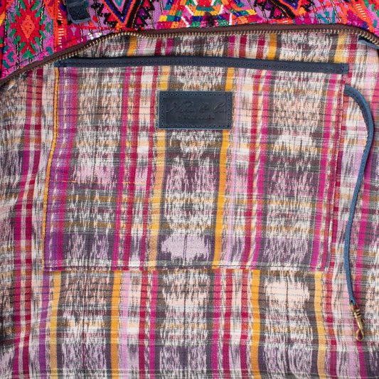 PENELOPE BAG - OOAK HUIPIL - NAVY - NO. 200731