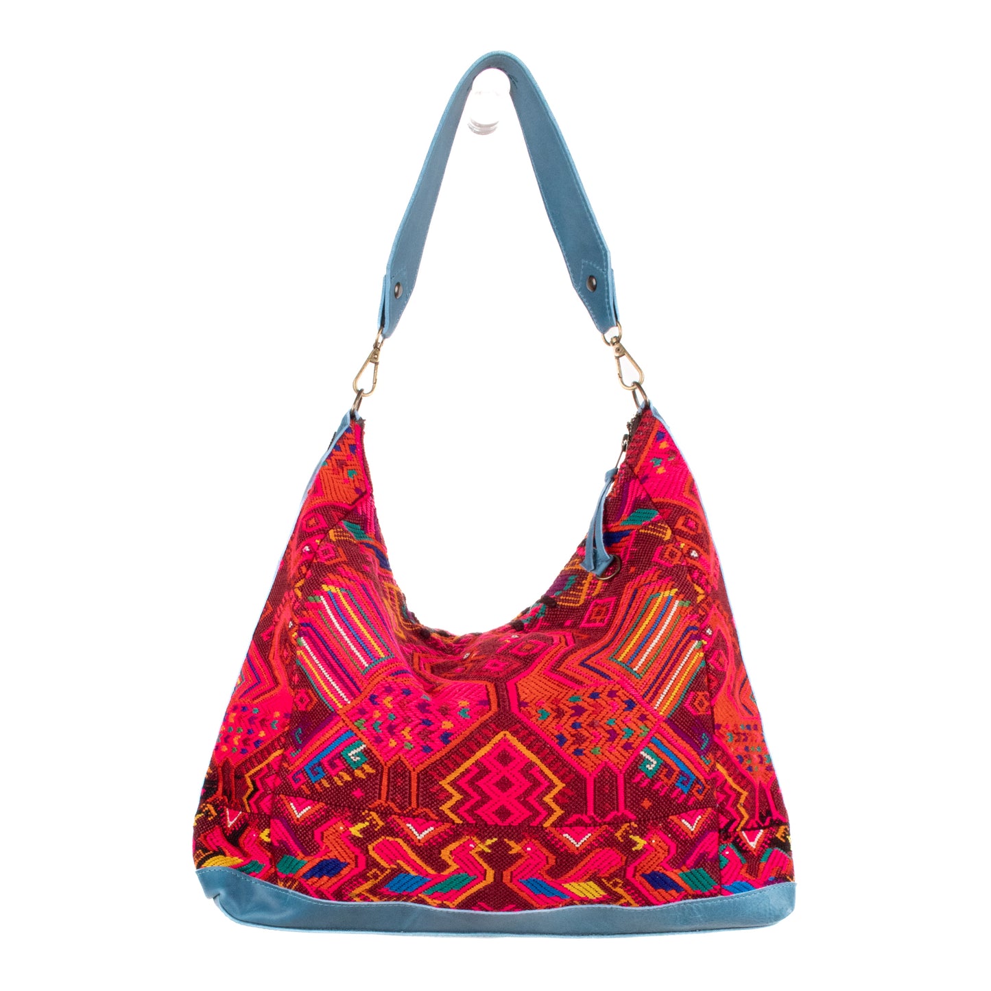 PENELOPE BAG - OOAK HUIPIL - CERULEAN - NO. 200733