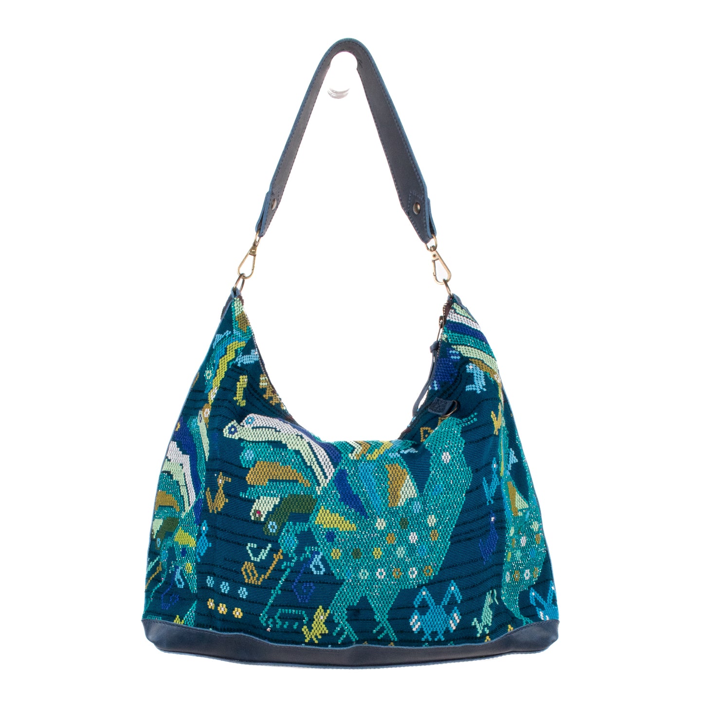 PENELOPE BAG - OOAK HUIPIL - NAVY - NO. 200736