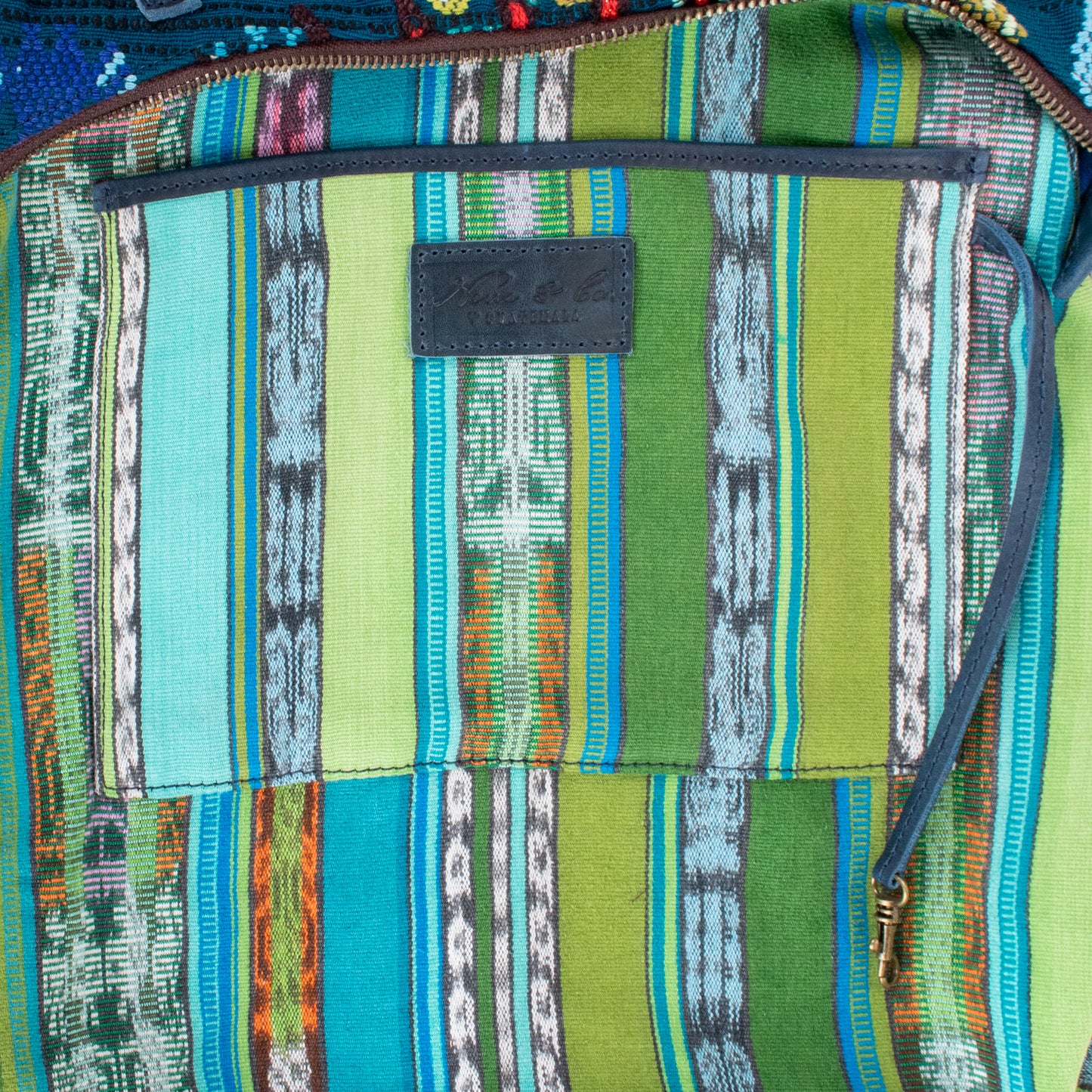 PENELOPE BAG - OOAK HUIPIL - NAVY - NO. 200736