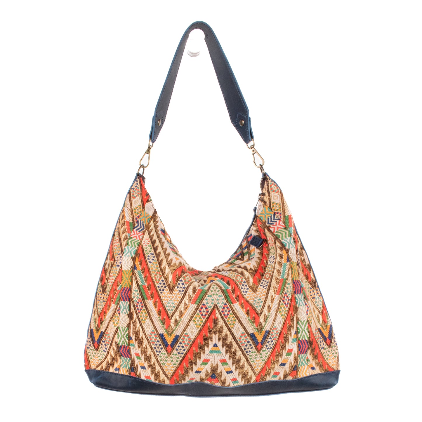 PENELOPE BAG - OOAK HUIPIL - NAVY - NO. 200737