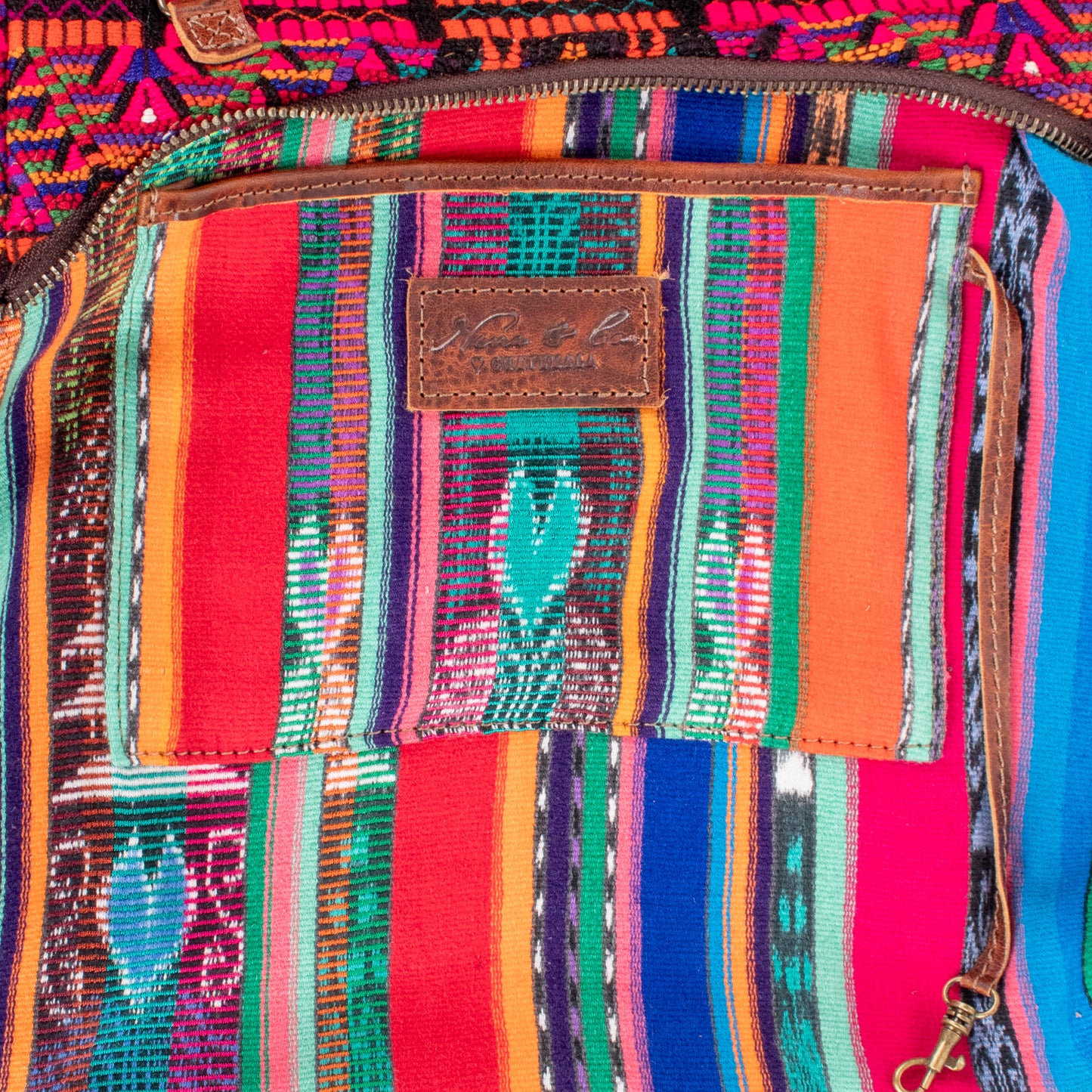 SMALL PENELOPE BAG - OOAK HUIPIL - HONEY - NO. 200738
