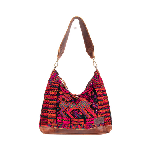 SMALL PENELOPE BAG - OOAK HUIPIL - HONEY - NO. 200738
