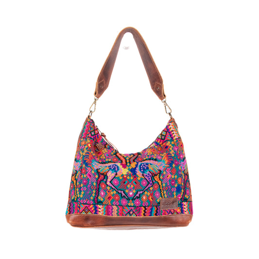 SMALL PENELOPE BAG - OOAK HUIPIL - HONEY - NO. 200740