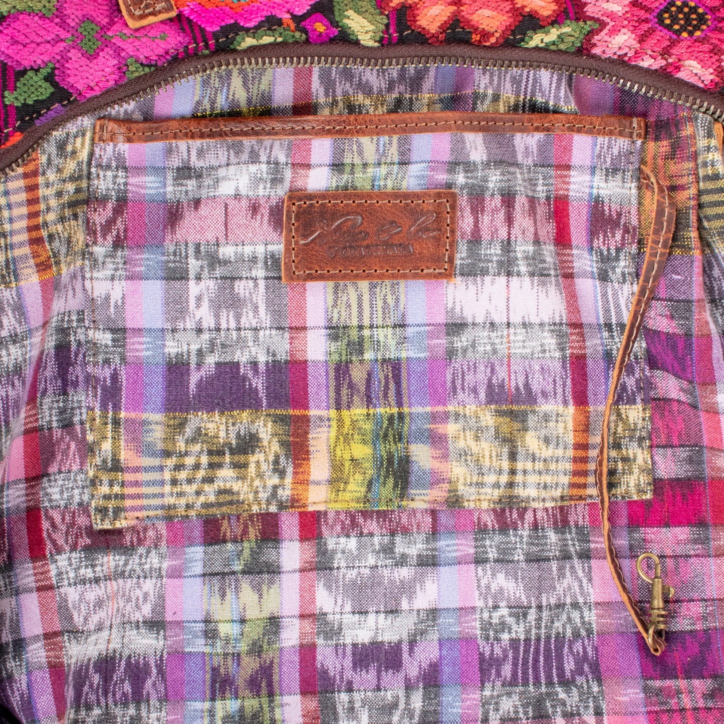 SMALL PENELOPE BAG - OOAK HUIPIL - HONEY - NO. 200741