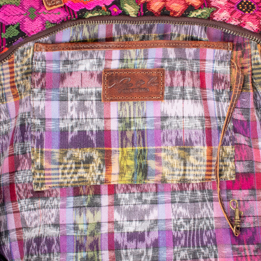SMALL PENELOPE BAG - OOAK HUIPIL - HONEY - NO. 200741