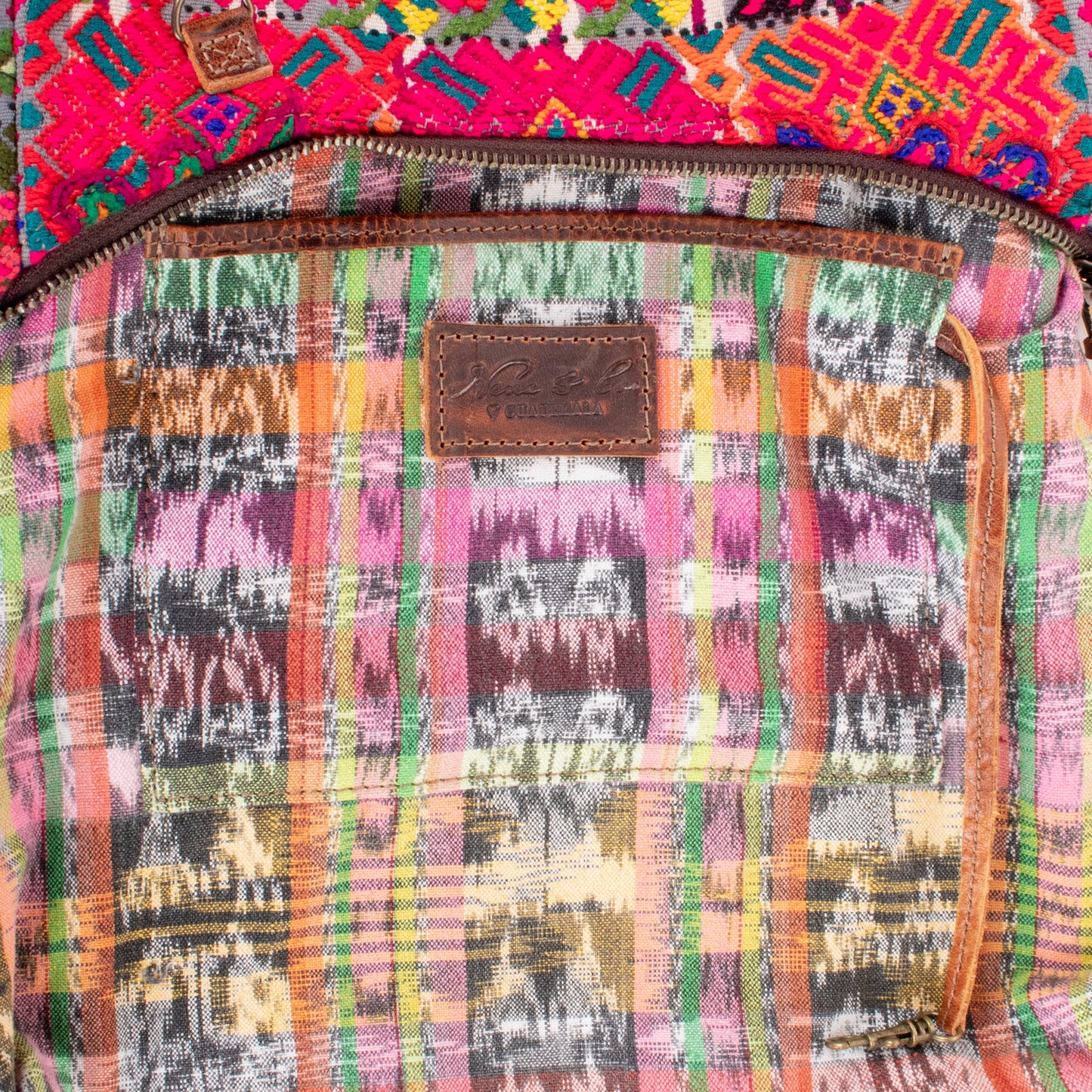 SMALL PENELOPE BAG - OOAK HUIPIL - HONEY - NO. 200742