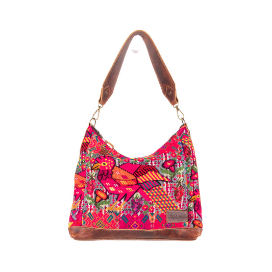 SMALL PENELOPE BAG - OOAK HUIPIL - HONEY - NO. 200742