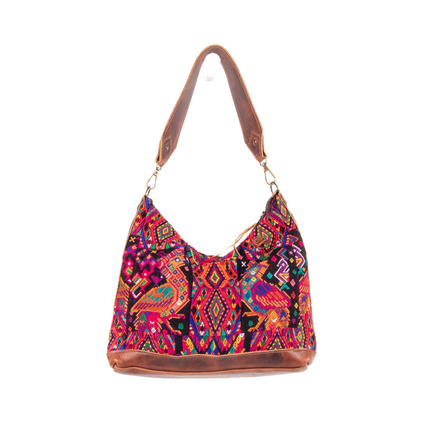 SMALL PENELOPE BAG - OOAK HUIPIL - HONEY - NO. 200743