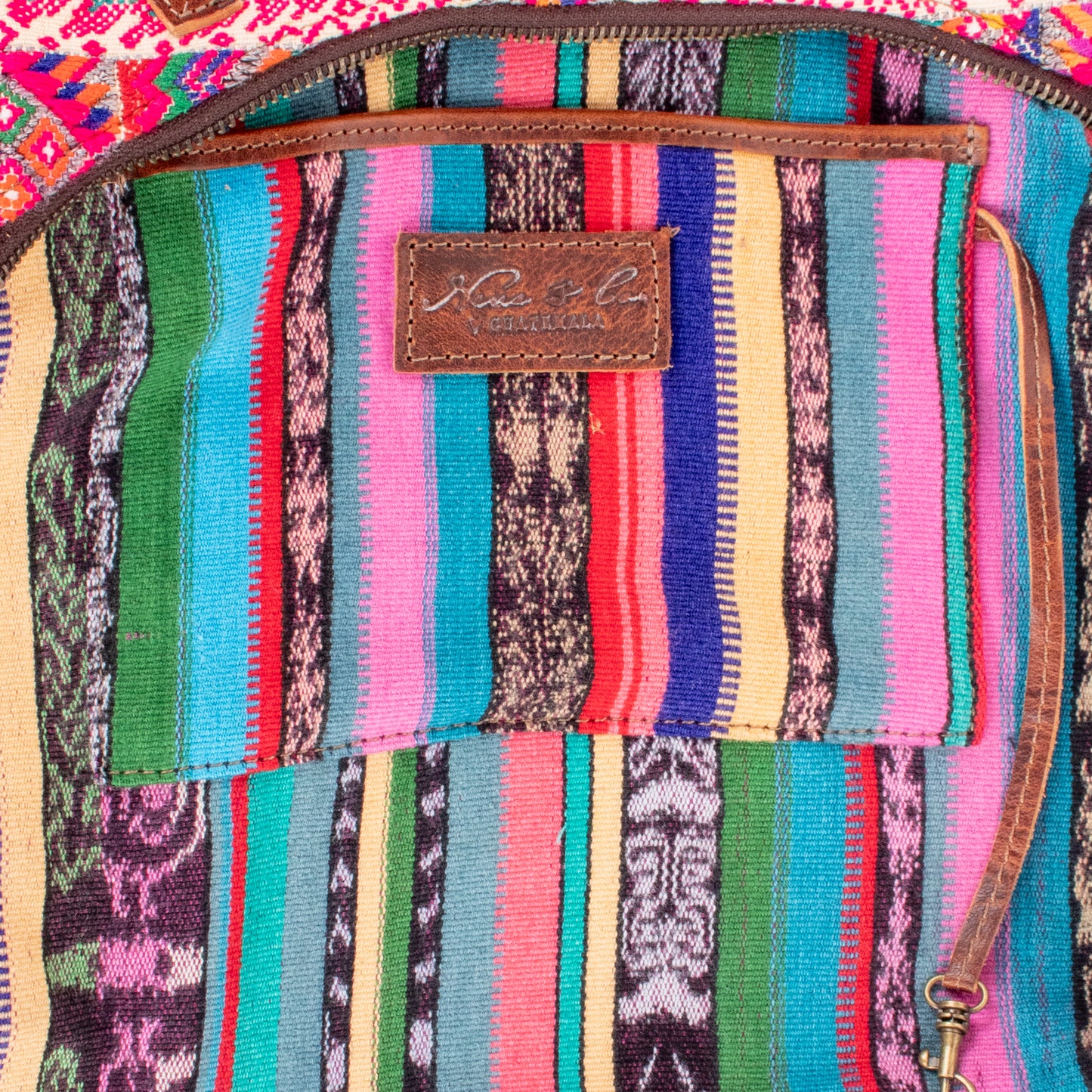 SMALL PENELOPE BAG - OOAK HUIPIL - HONEY - NO. 200744