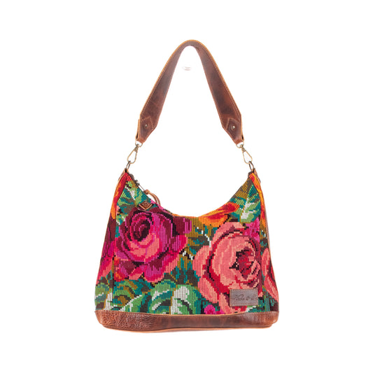 SMALL PENELOPE BAG - OOAK HUIPIL - HONEY - NO. 200745