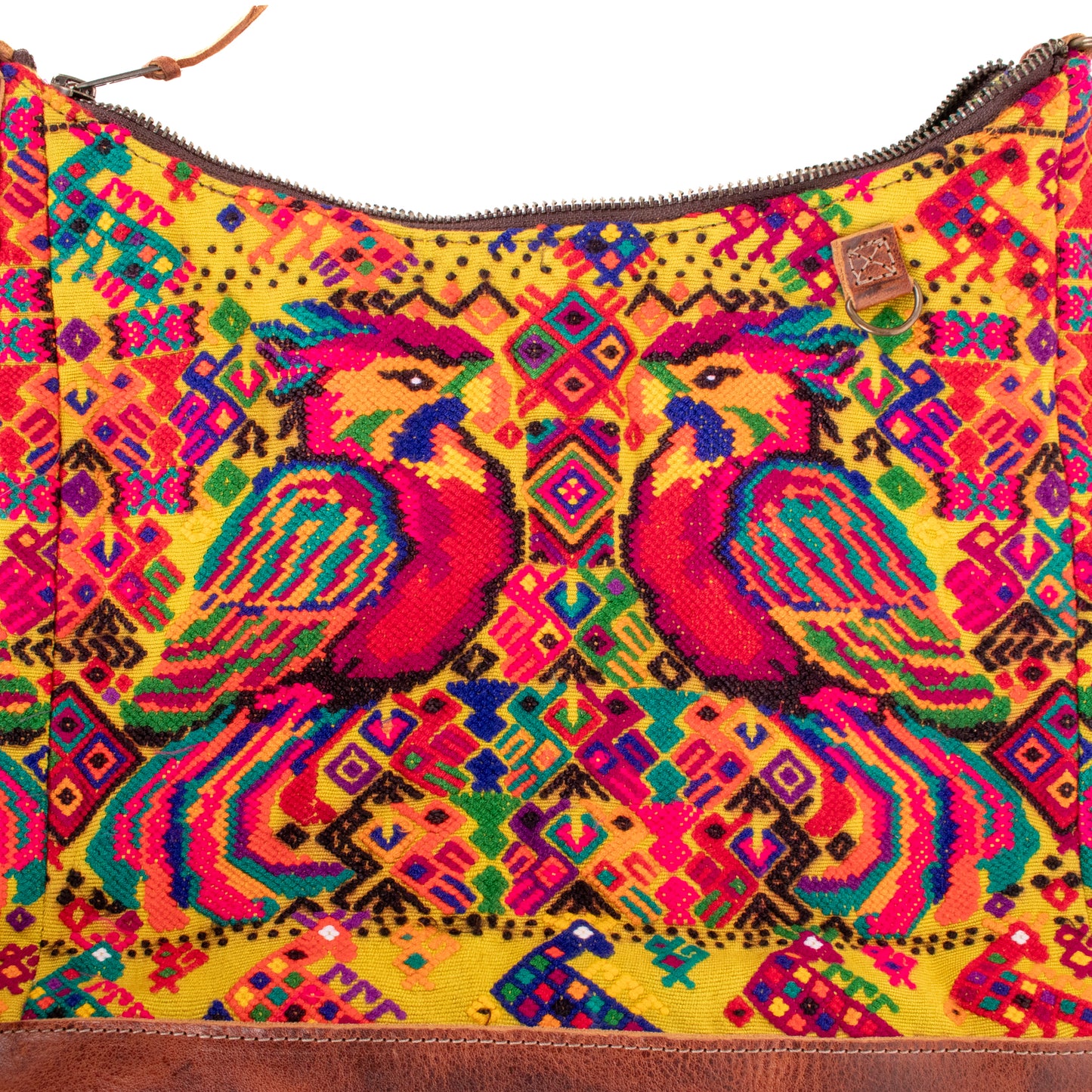 SMALL PENELOPE BAG - OOAK HUIPIL - HONEY - NO. 200746
