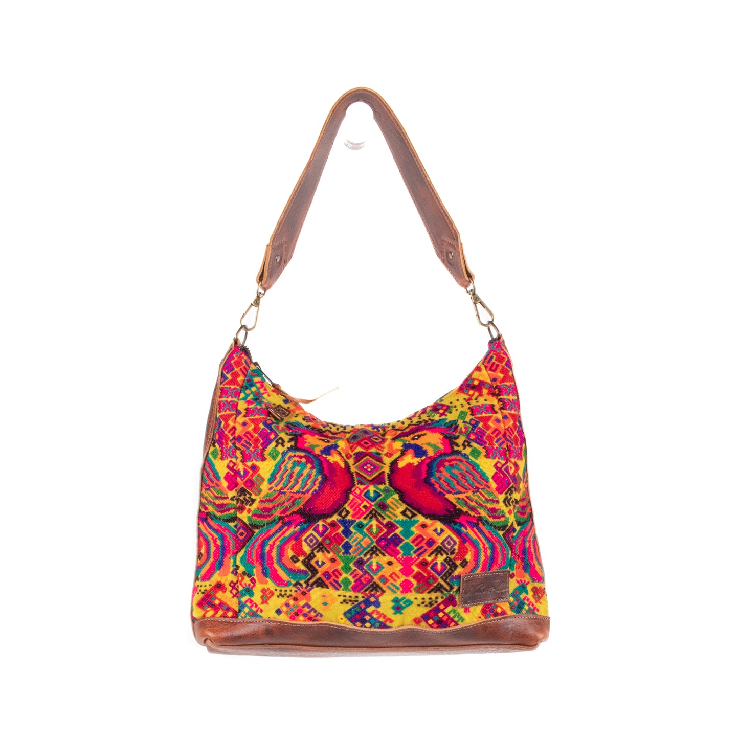 SMALL PENELOPE BAG - OOAK HUIPIL - HONEY - NO. 200746