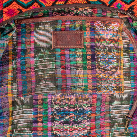 SMALL PENELOPE BAG - OOAK HUIPIL - COPPER - NO. 200750