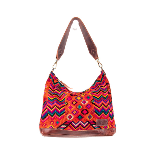 SMALL PENELOPE BAG - OOAK HUIPIL - COPPER - NO. 200750