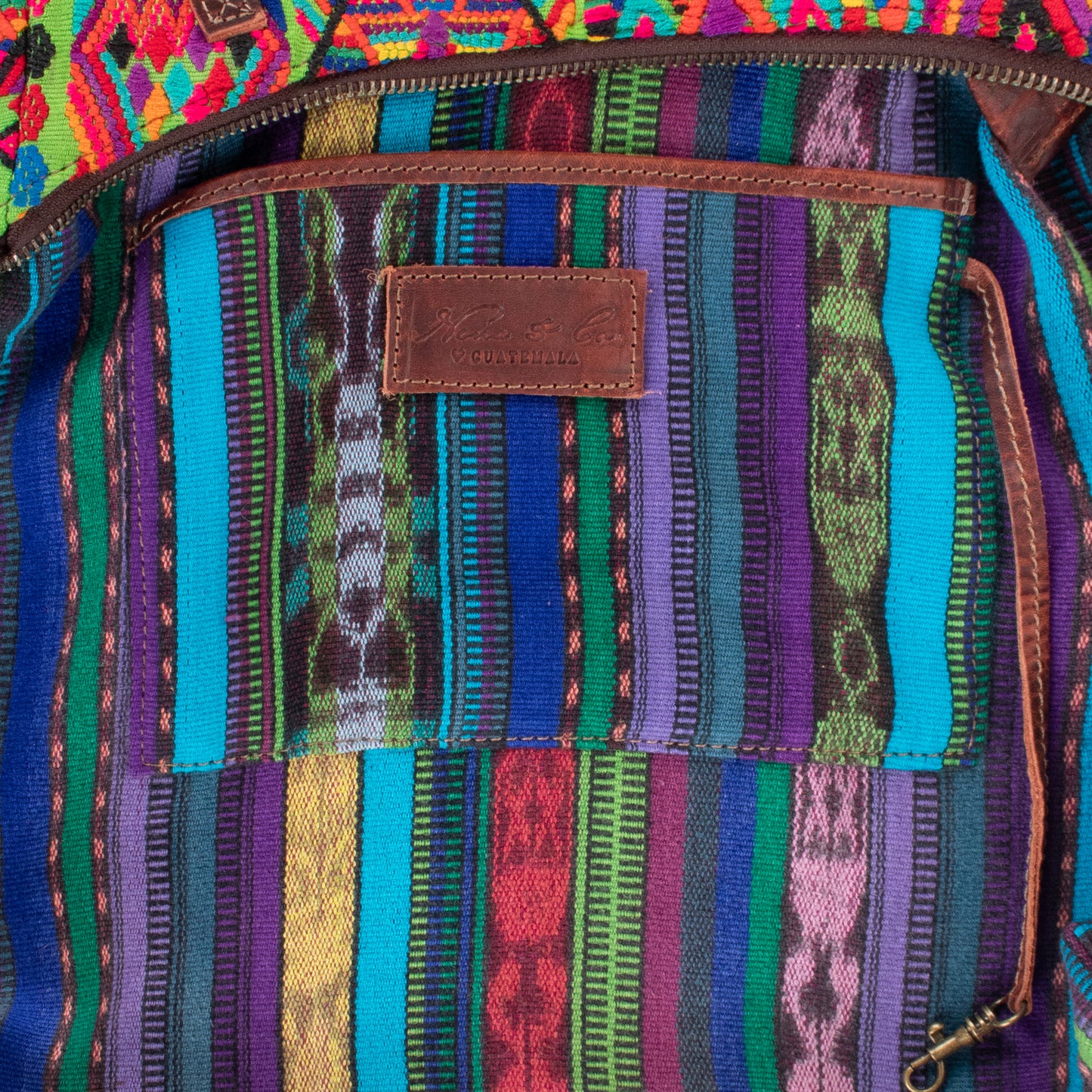 SMALL PENELOPE BAG - OOAK HUIPIL - COPPER - NO. 200753