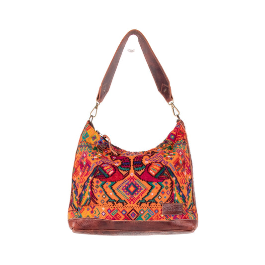 SMALL PENELOPE BAG - OOAK HUIPIL - COPPER - NO. 200754