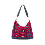 SMALL PENELOPE BAG - OOAK HUIPIL - NAVY - NO. 200758