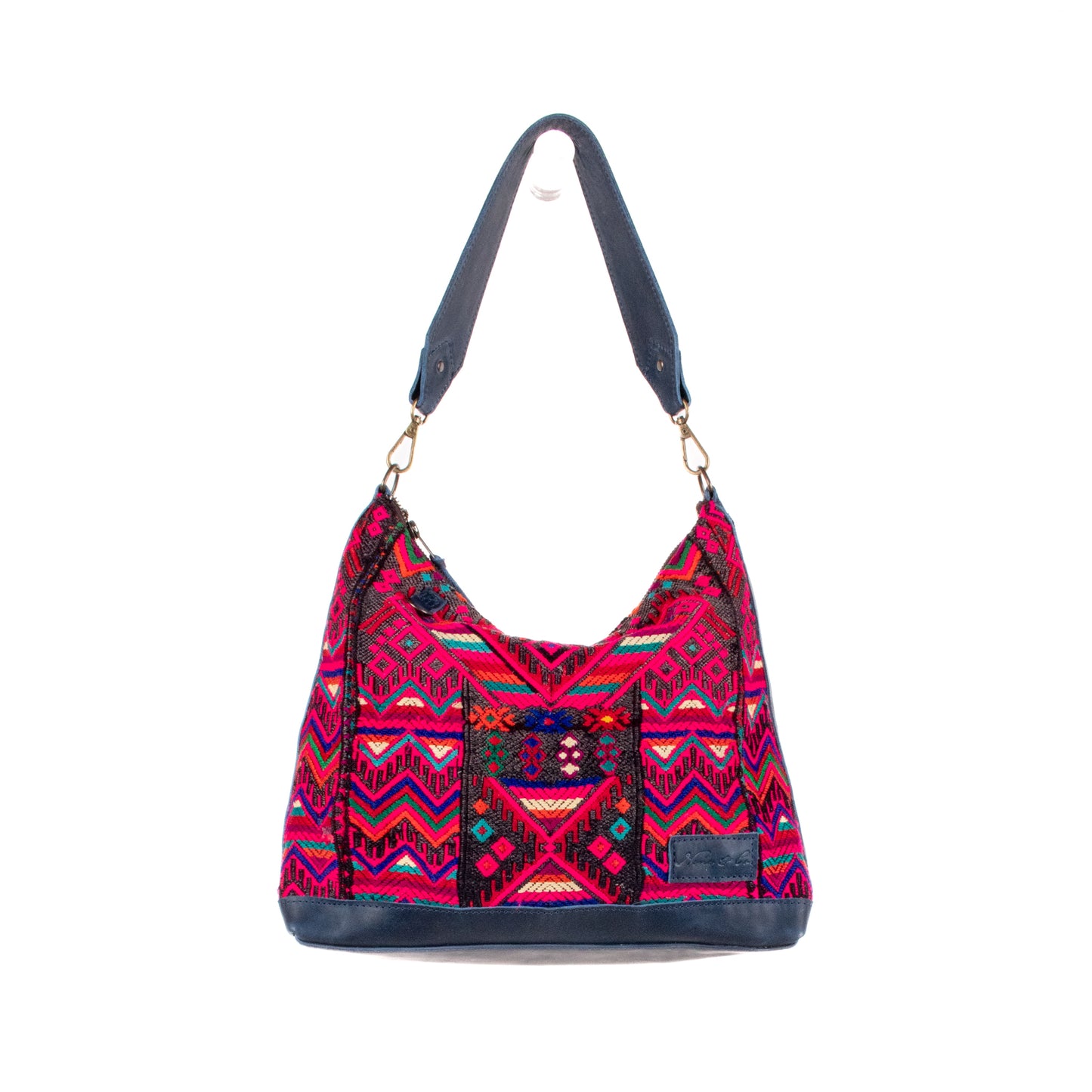 SMALL PENELOPE BAG - OOAK HUIPIL - NAVY - NO. 200758