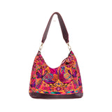SMALL PENELOPE BAG - OOAK HUIPIL - VINO TINTO - NO. 200761