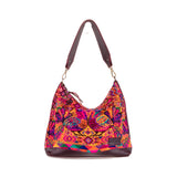 SMALL PENELOPE BAG - OOAK HUIPIL - VINO TINTO - NO. 200761
