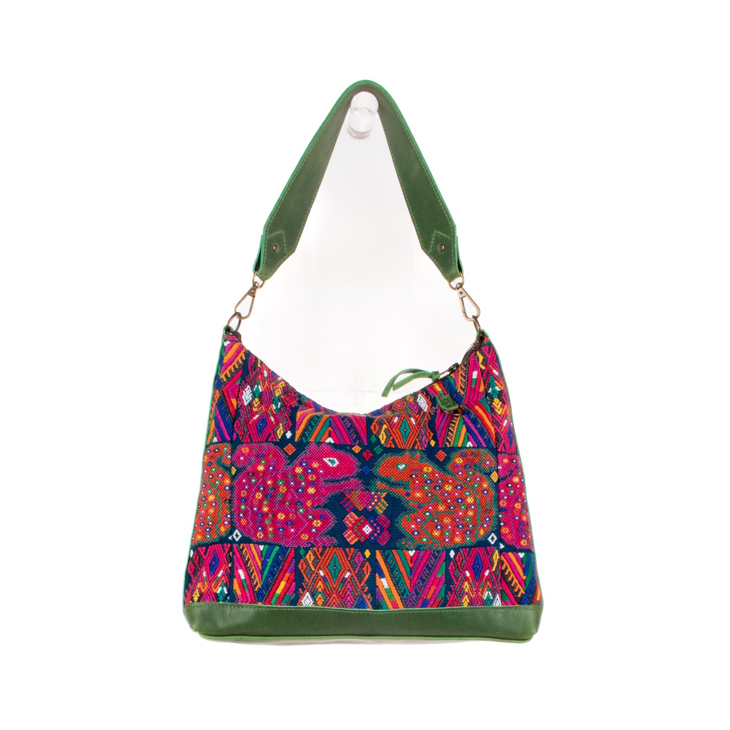 SMALL PENELOPE BAG - OOAK HUIPIL - EMERALD - NO. 200763
