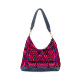 SMALL PENELOPE BAG - OOAK HUIPIL - NAVY - NO. 200764