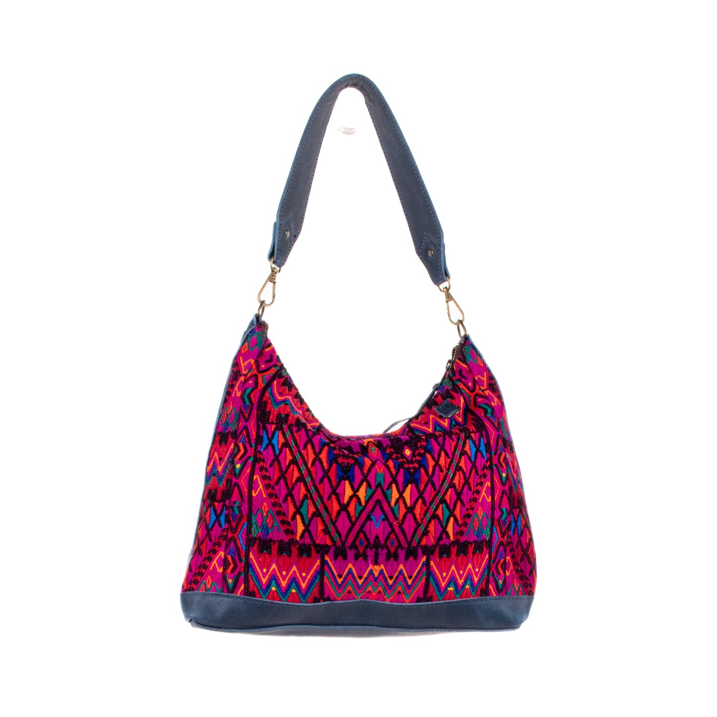SMALL PENELOPE BAG - OOAK HUIPIL - NAVY - NO. 200764