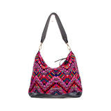 SMALL PENELOPE BAG - OOAK HUIPIL - BLACK - NO. 200766