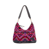 SMALL PENELOPE BAG - OOAK HUIPIL - BLACK - NO. 200766