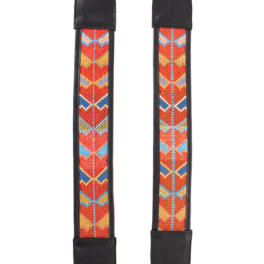 **SHIP WINDOW** CAMILA BACKPACK STRAP SET - H&S WHEAT - BLACK - NO. 200775