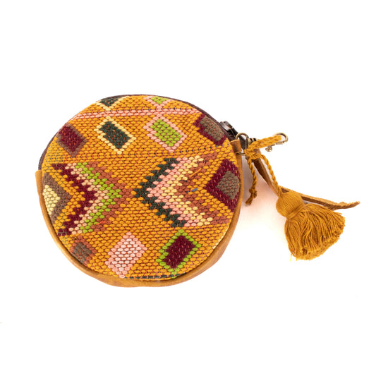 **SHIP WINDOW** CIRCLE COIN PURSE - H&S WHEAT - WRANGLER - NO. 200784