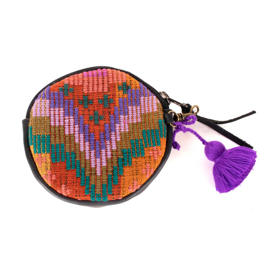 **SHIP WINDOW** CIRCLE COIN PURSE - H&S MOONS - BLACK - NO. 200785