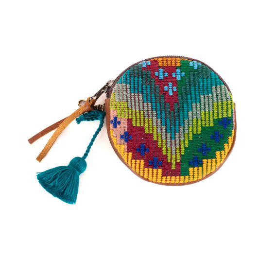 **SHIP WINDOW** CIRCLE COIN PURSE - H&S MOONS - CAFE - NO. 200790