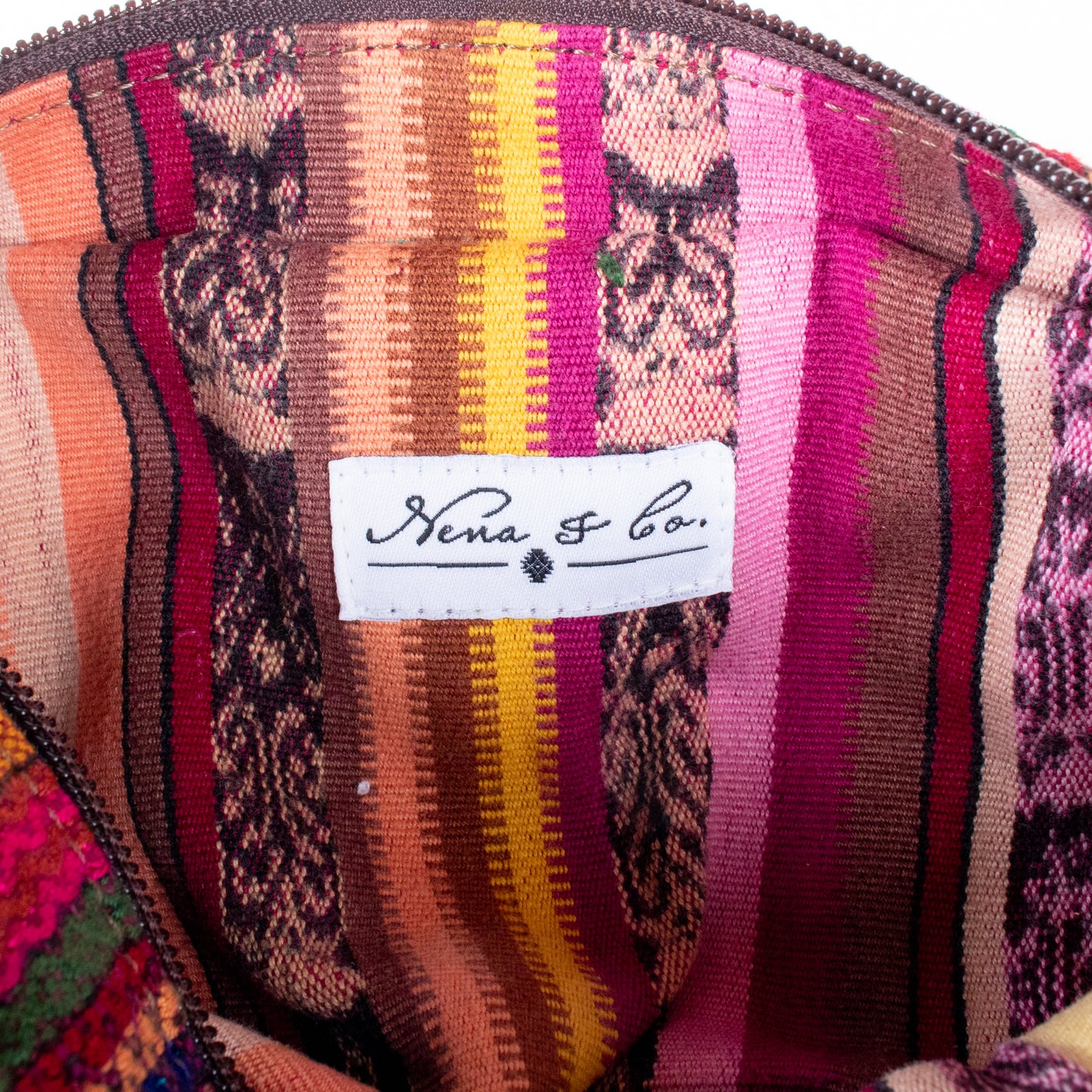WANDER CROSSBODY SET - OOAK HUIPIL & CORTE - CAFE - NO. 200812