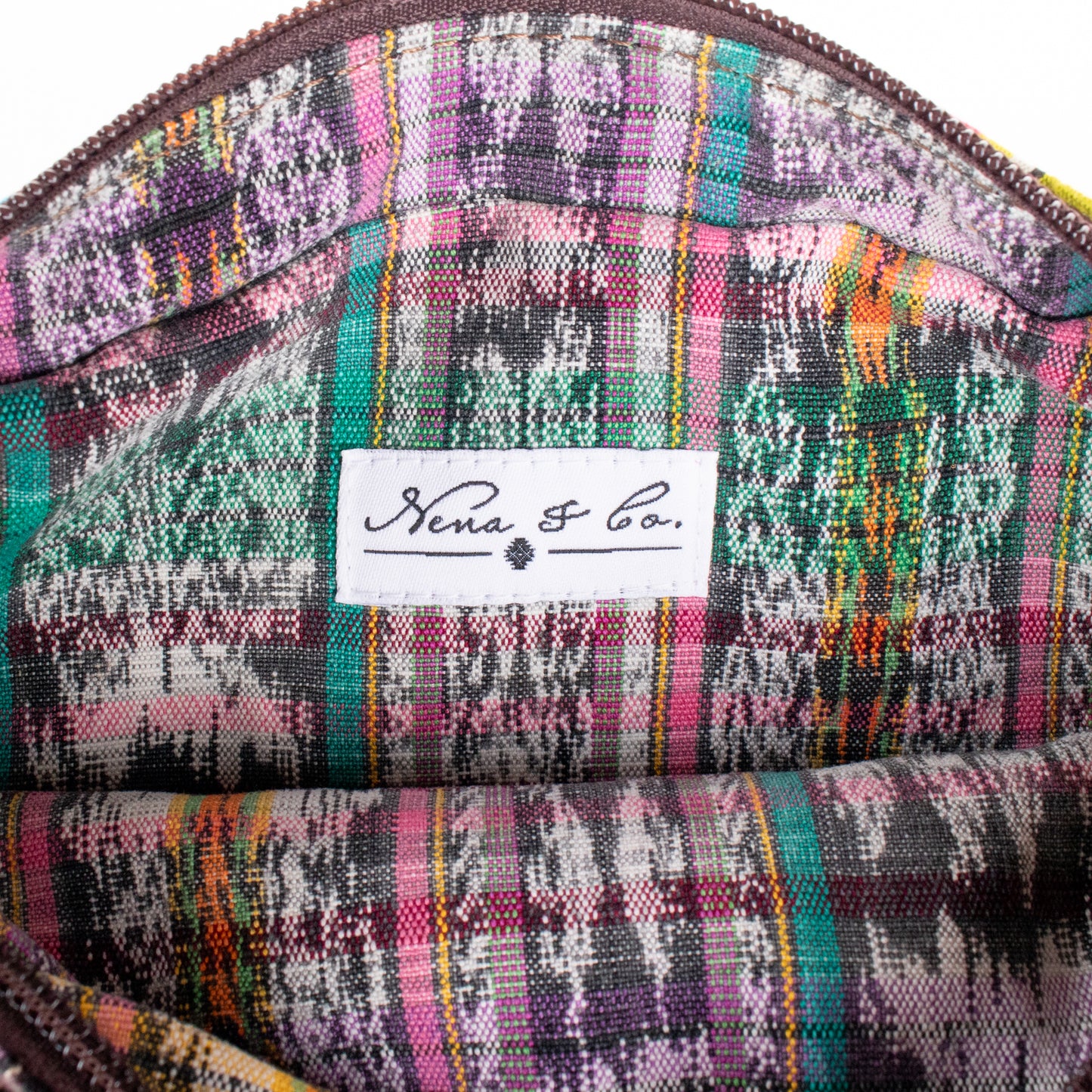WANDER CROSSBODY SET - OOAK HUIPIL & CORTE - CAFE - NO. 200813