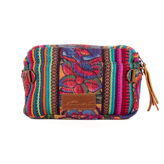 WANDER CROSSBODY SET - OOAK HUIPIL & CORTE - CAFE - NO. 200814
