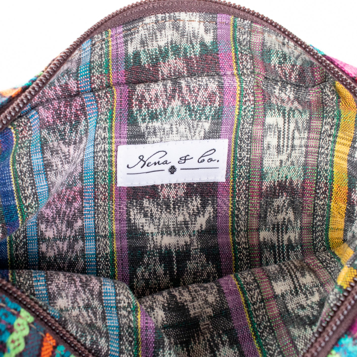 WANDER CROSSBODY SET - OOAK HUIPIL & CORTE - CAFE - NO. 200814