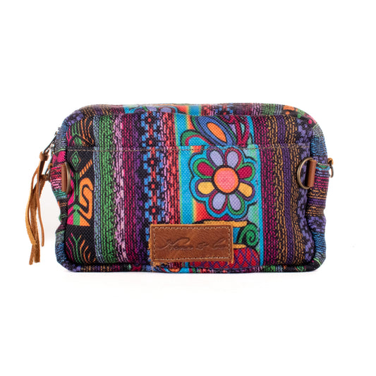 WANDER CROSSBODY SET - OOAK HUIPIL & CORTE - CAFE - NO. 200816