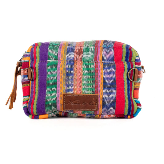WANDER CROSSBODY SET - OOAK HUIPIL & CORTE - CAFE - NO. 200818