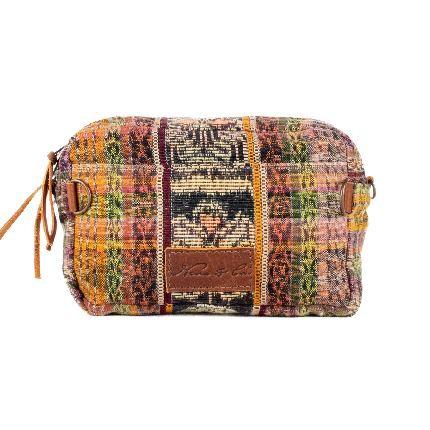 WANDER CROSSBODY SET - OOAK HUIPIL & CORTE - CAFE - NO. 200822