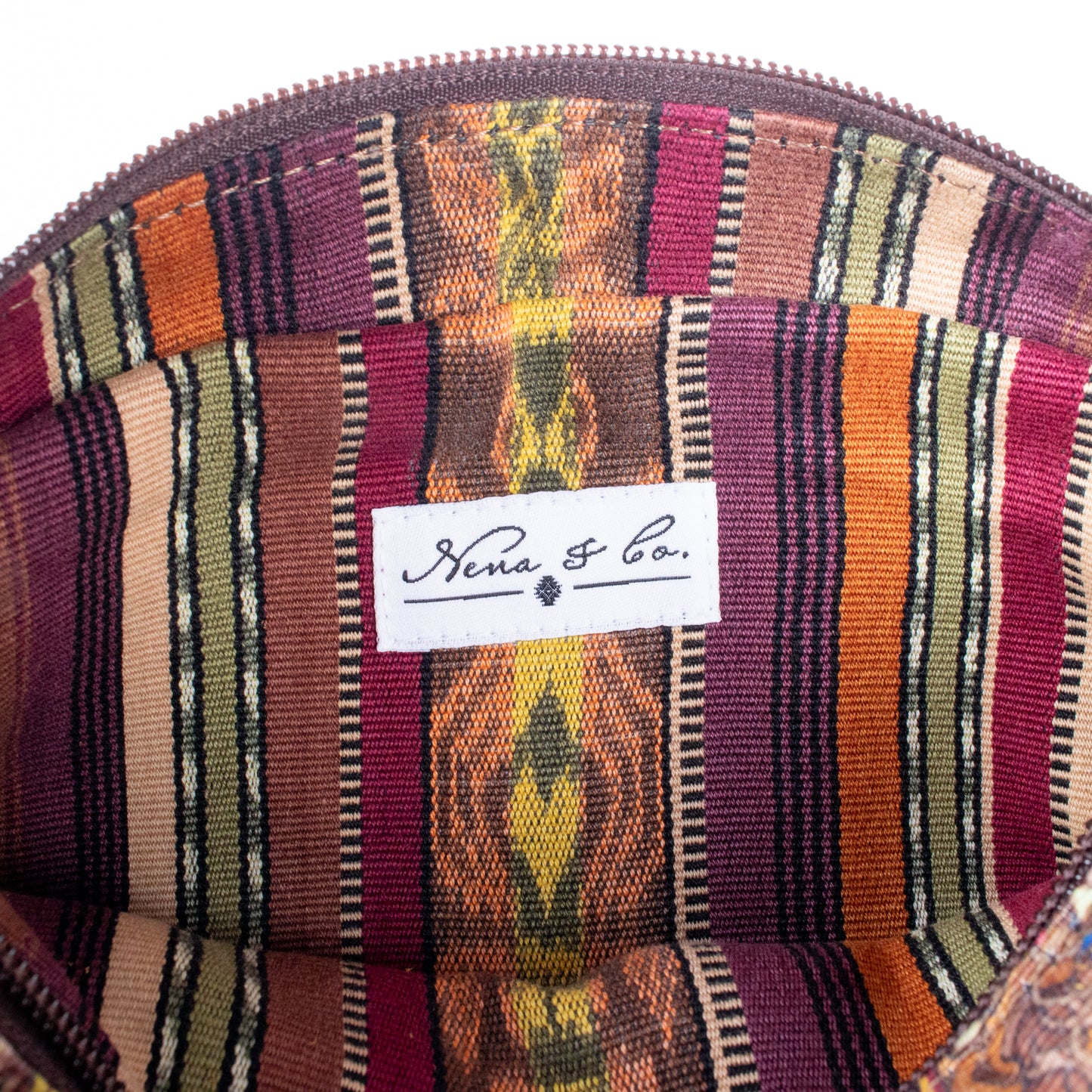 WANDER CROSSBODY SET - OOAK HUIPIL & CORTE - CAFE - NO. 200825