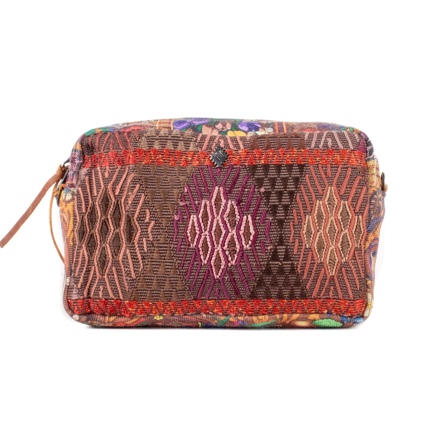 WANDER CROSSBODY SET - OOAK HUIPIL & CORTE - CAFE - NO. 200825