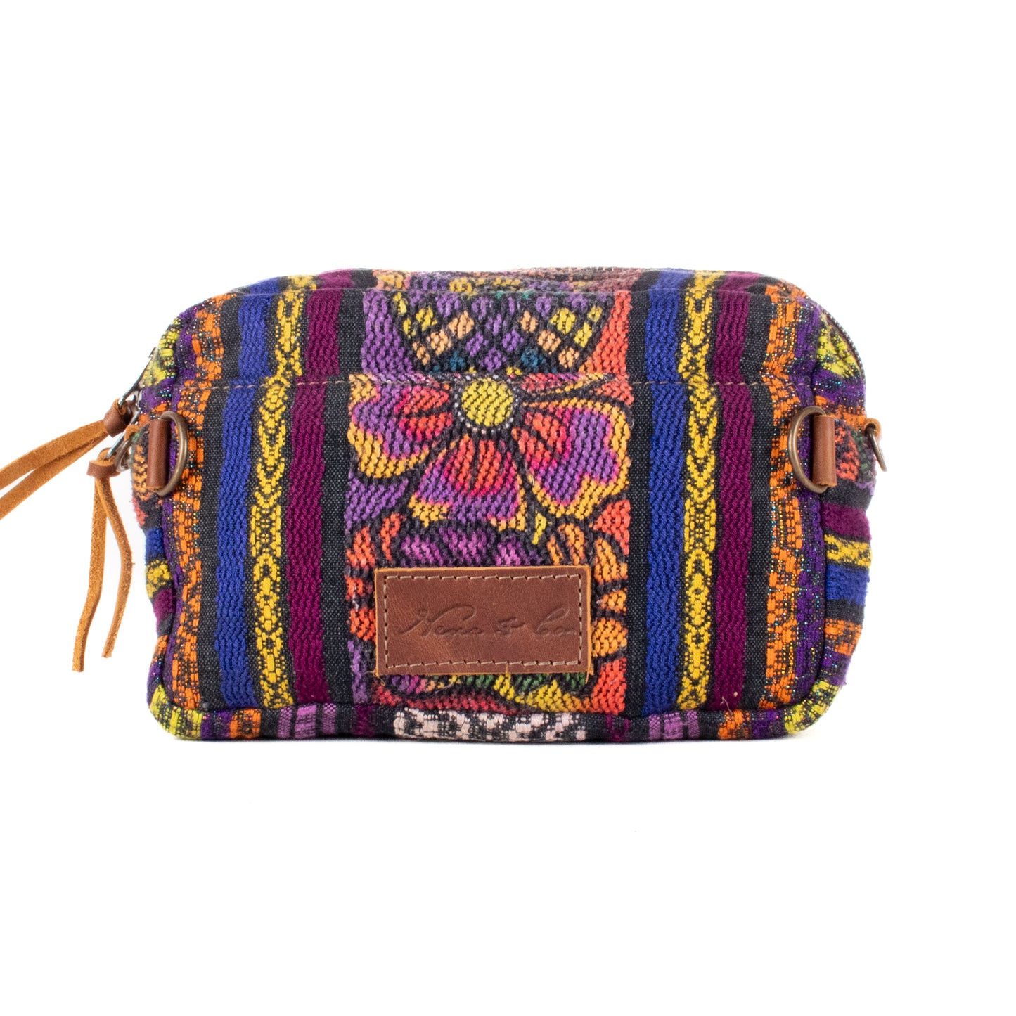 WANDER CROSSBODY SET - OOAK HUIPIL & CORTE - CAFE - NO. 200826